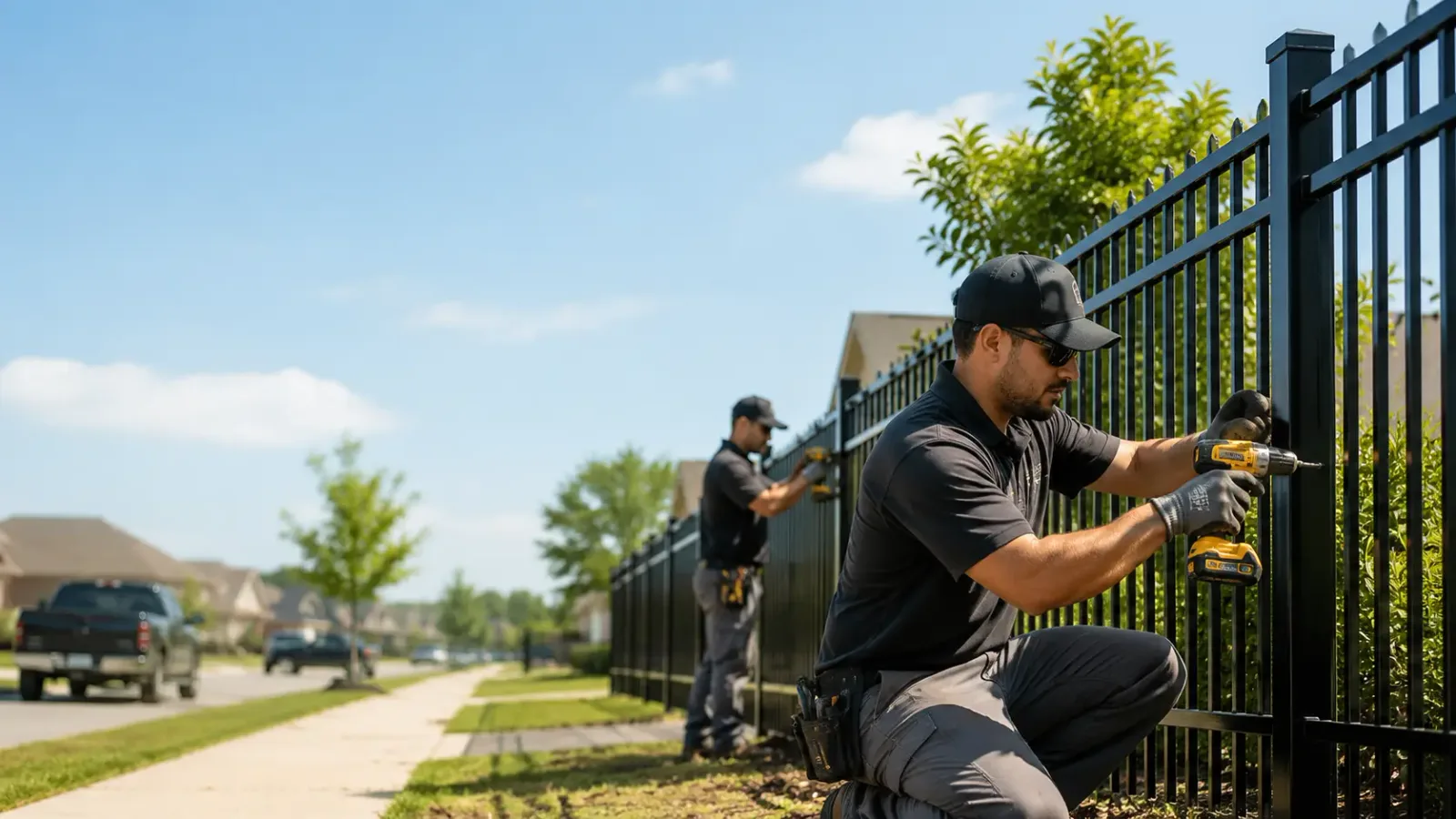 Metal Fence Installation in Santa Fe, TX